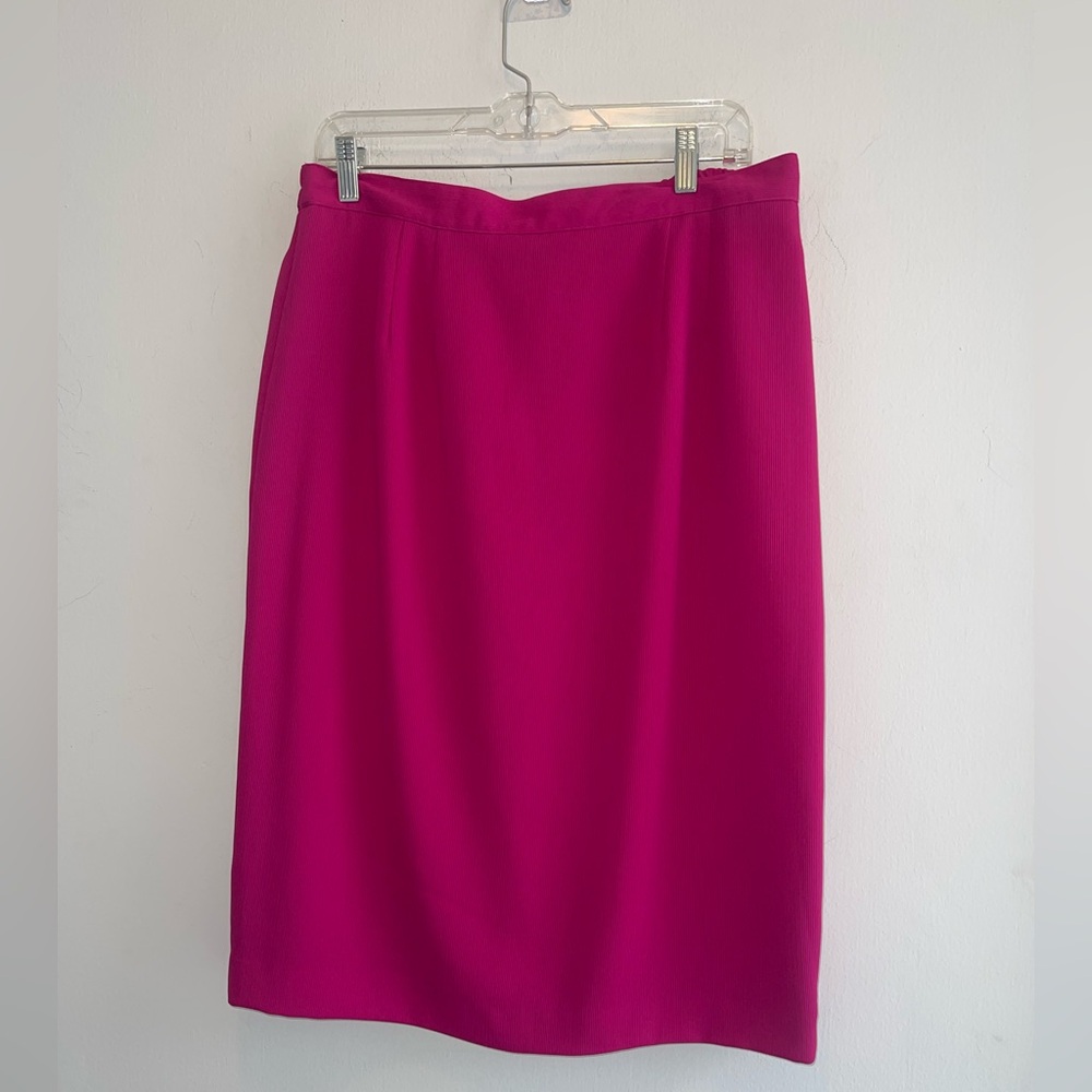 Vintage Women’s Pink Pencil Skirt Workwear •Sz 14